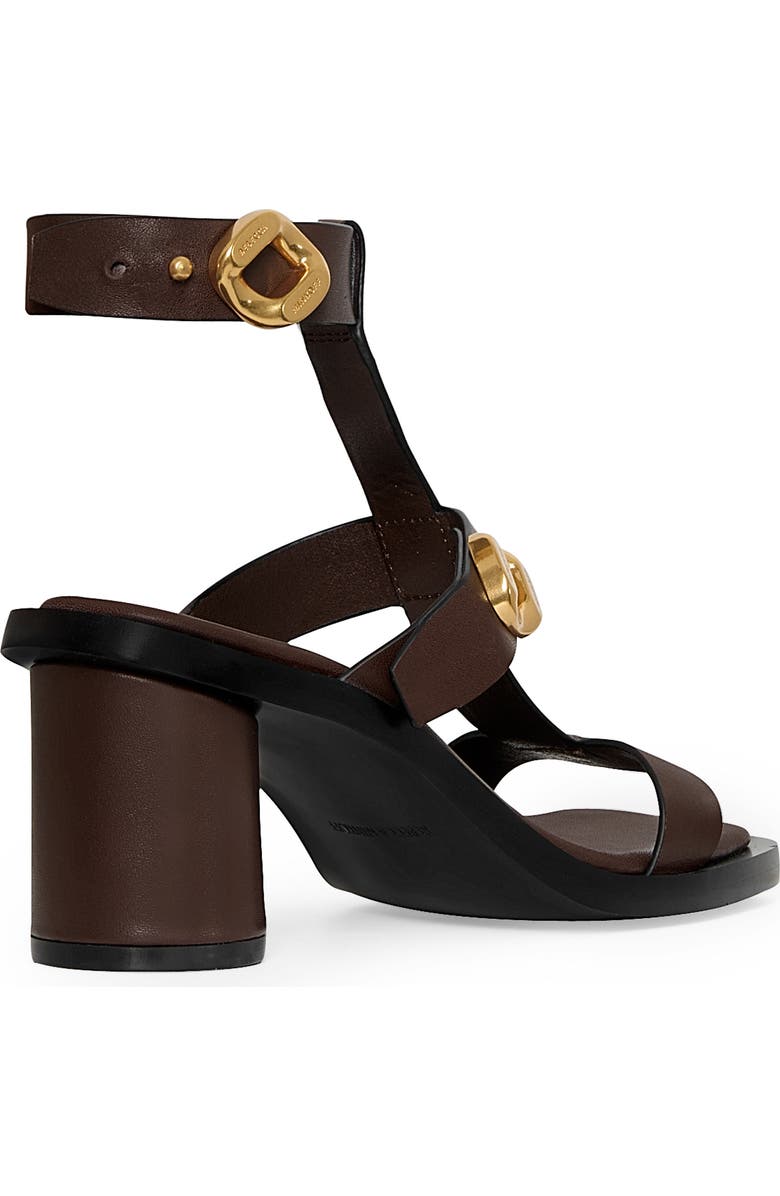 Rebecca Minkoff G City Ankle Strap Sandal, Alternate, color, Brunette