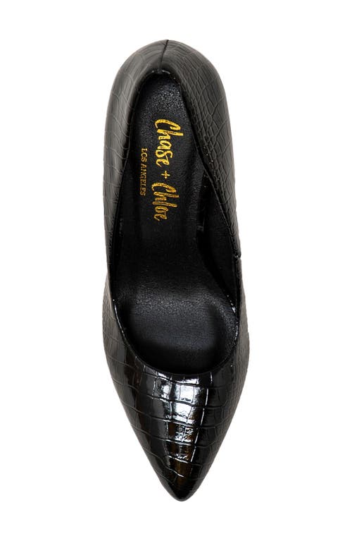 CHASE & CHLOE CHASE AND CHLOE LALA POINTED TOE PUMP 