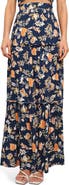 Petal & Pup Deaville Floral Tiered Maxi Skirt