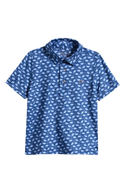 Kids' Printed Sankaty Polo