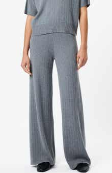 Javiar Rib Knit Wide Leg Pants