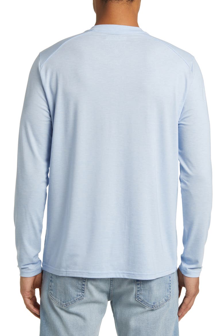 The Seabreeze Performance Long Sleeve Henley, Alternate, color, BLUE GLOW