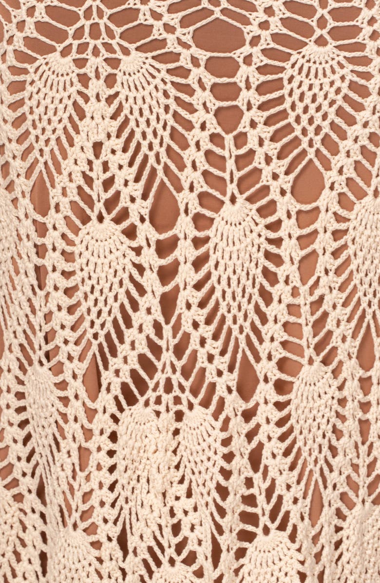 JLUXLABEL Great Escape Crochet Maxi Dress, Alternate, color, White