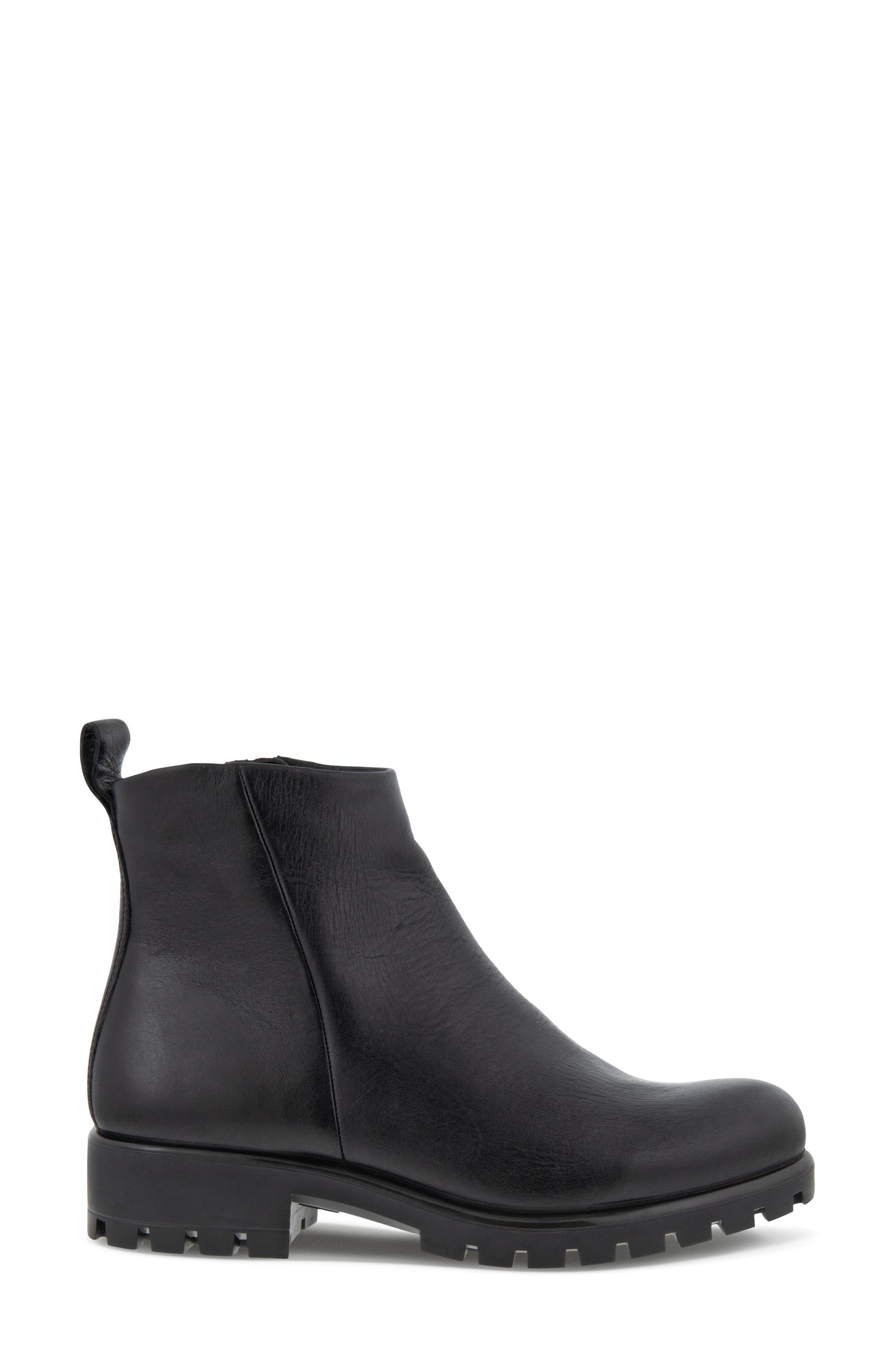 ECCO Modtray Water Resistant Ankle Boot, Alternate, color, Black Leather
