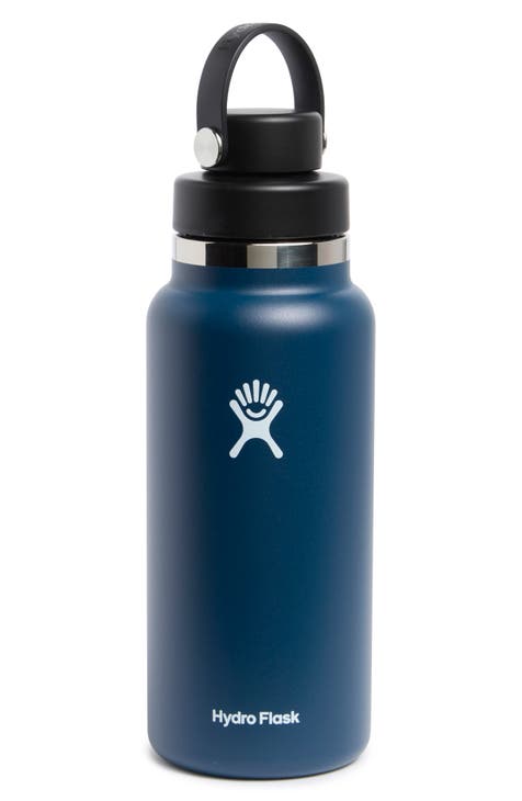 32-Ounce Wide Mouth Water Bottle with Flex Chug Cap