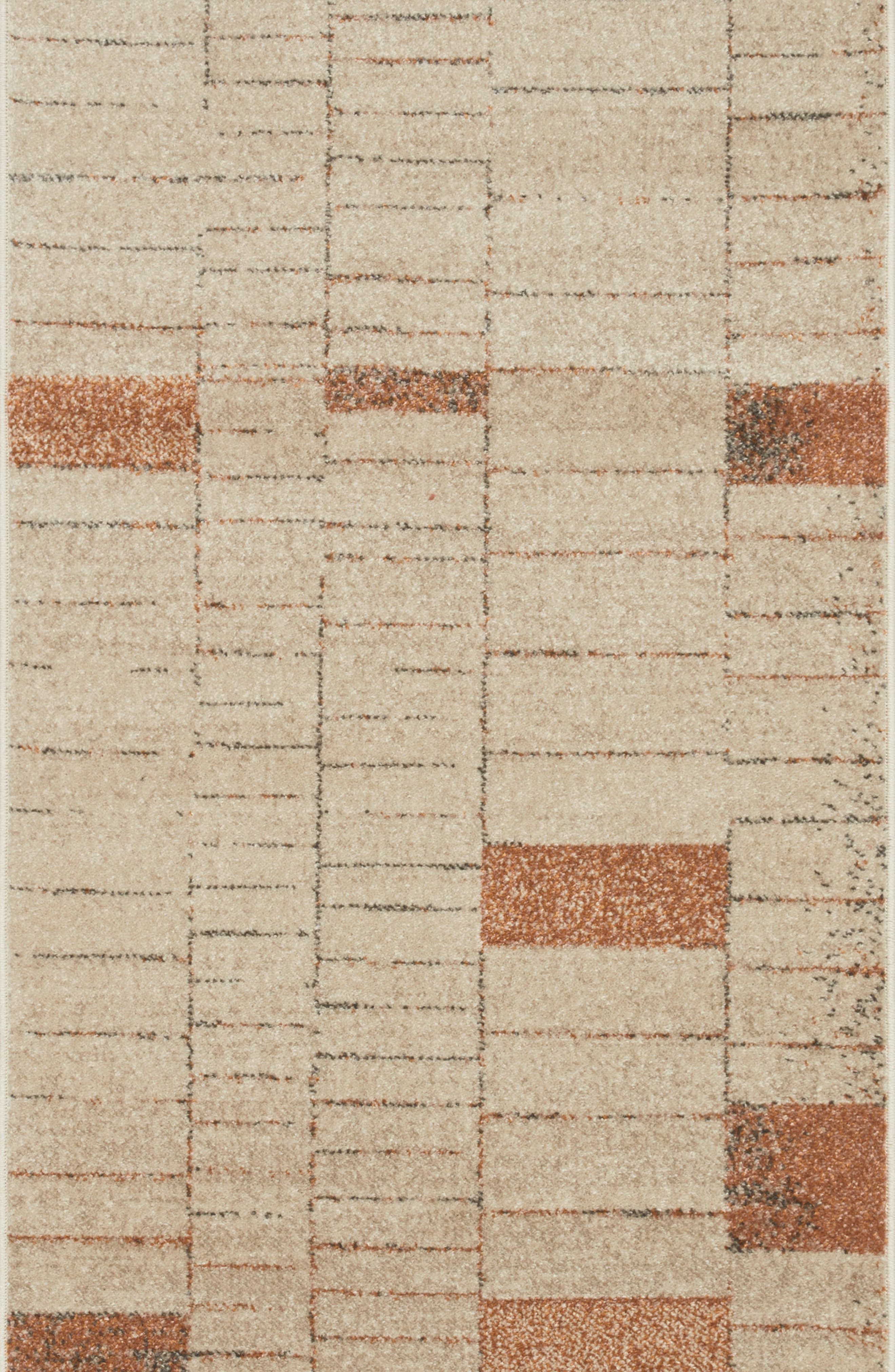 LOLOI Loloii II Bowery Rug - Tangerine/Taupe | Nordstromrack
