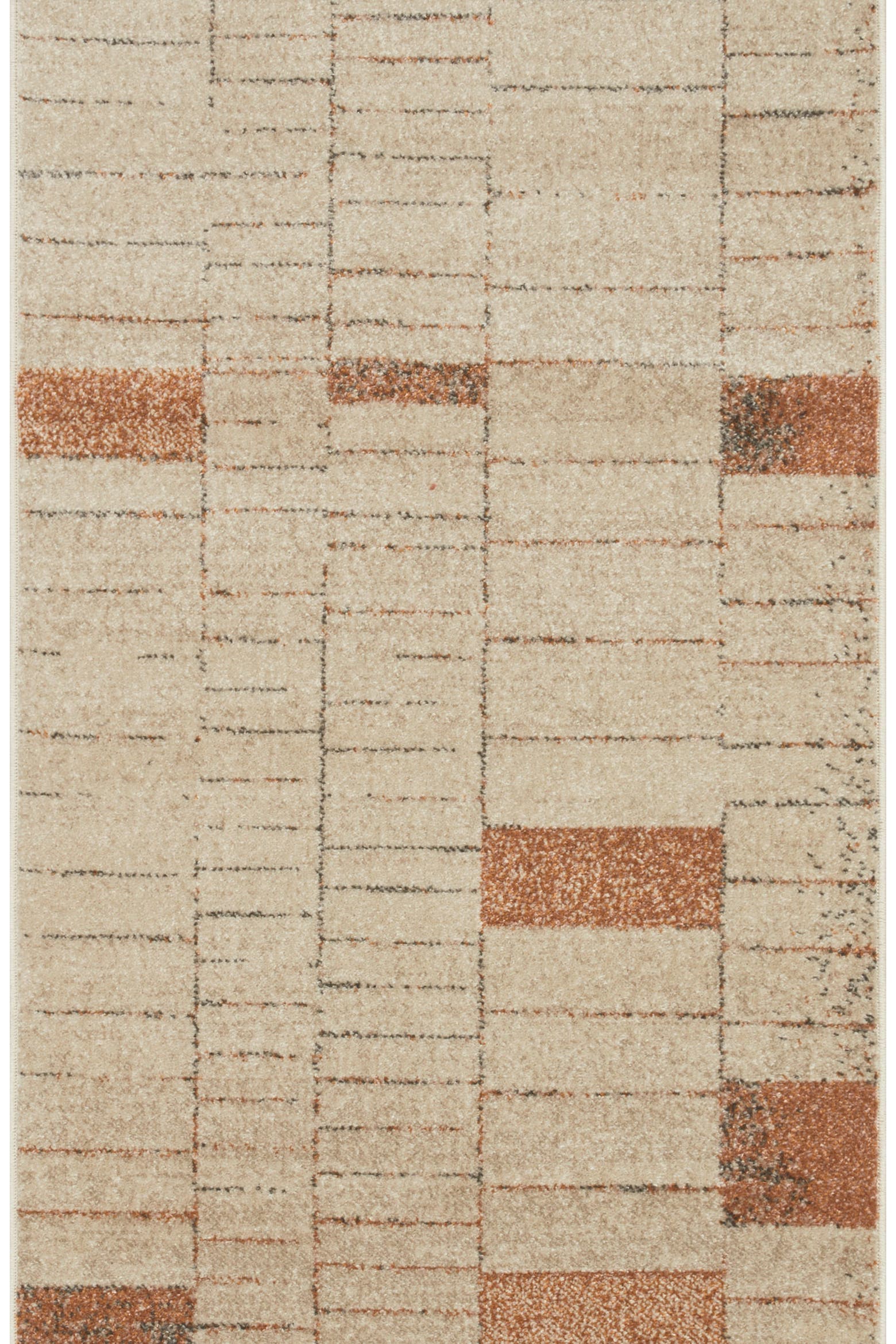 Tangerine Color Rug LOLOI Loloii II Bowery Rug - Tangerine/Taupe | Nordstromrack
