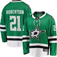 FANATICS Men's Fanatics Jason Robertson Kelly Green Dallas Stars Home Breakaway Replica Jersey
