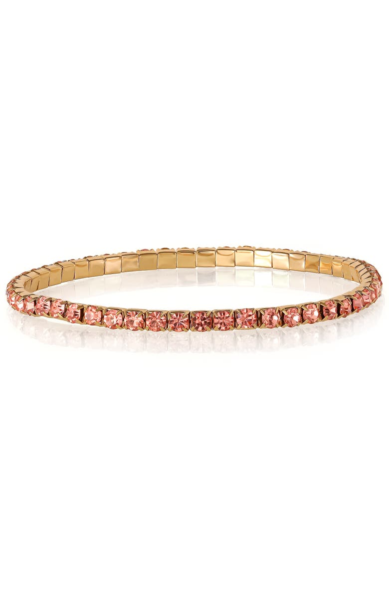 Jessica Simpson Fashion Rhinestone 5 Piece Stretch Bracelet Set, Alternate, color, Multi