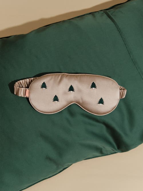 Lost Pattern Nyc Silk Sleep Eye Mask In Neutral