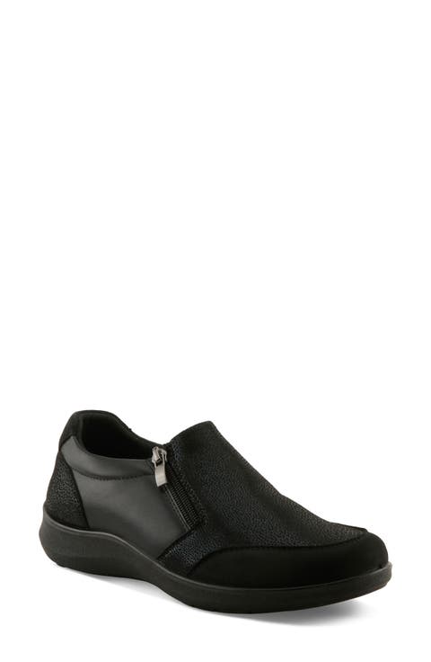 Canstela Faux Leather Slip On Sneaker