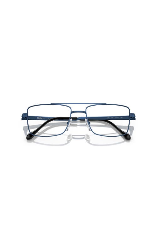 Sferoflex 58mm Square Optical Glasses In Blue