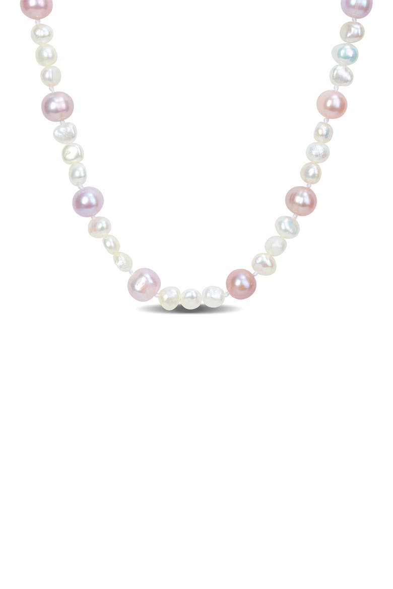 7.5–8mm Multicolor Cultured Freshwater Pearl Necklace, Main, color, MULTICOLOR