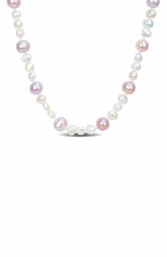 7.5–8mm Multicolor Cultured Freshwater Pearl Necklace