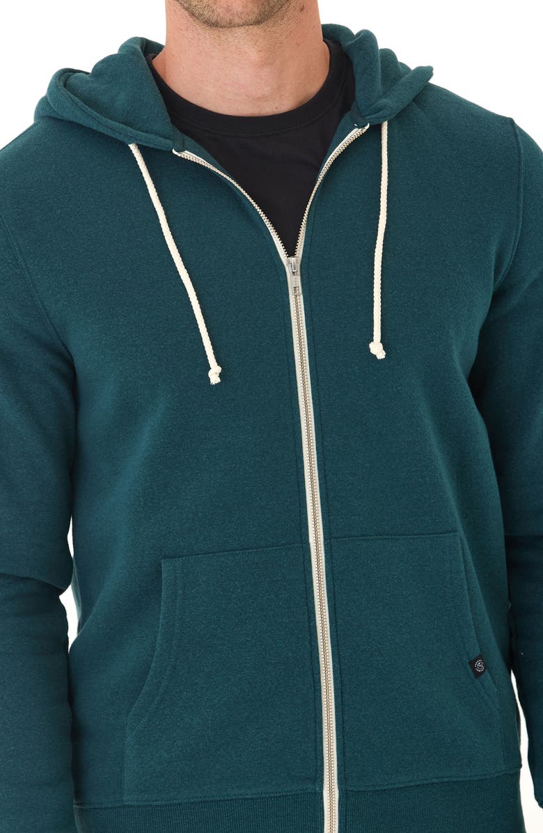 Threads 4 Thought Fleece Zip Hoodie, Alternate, color, Serrano