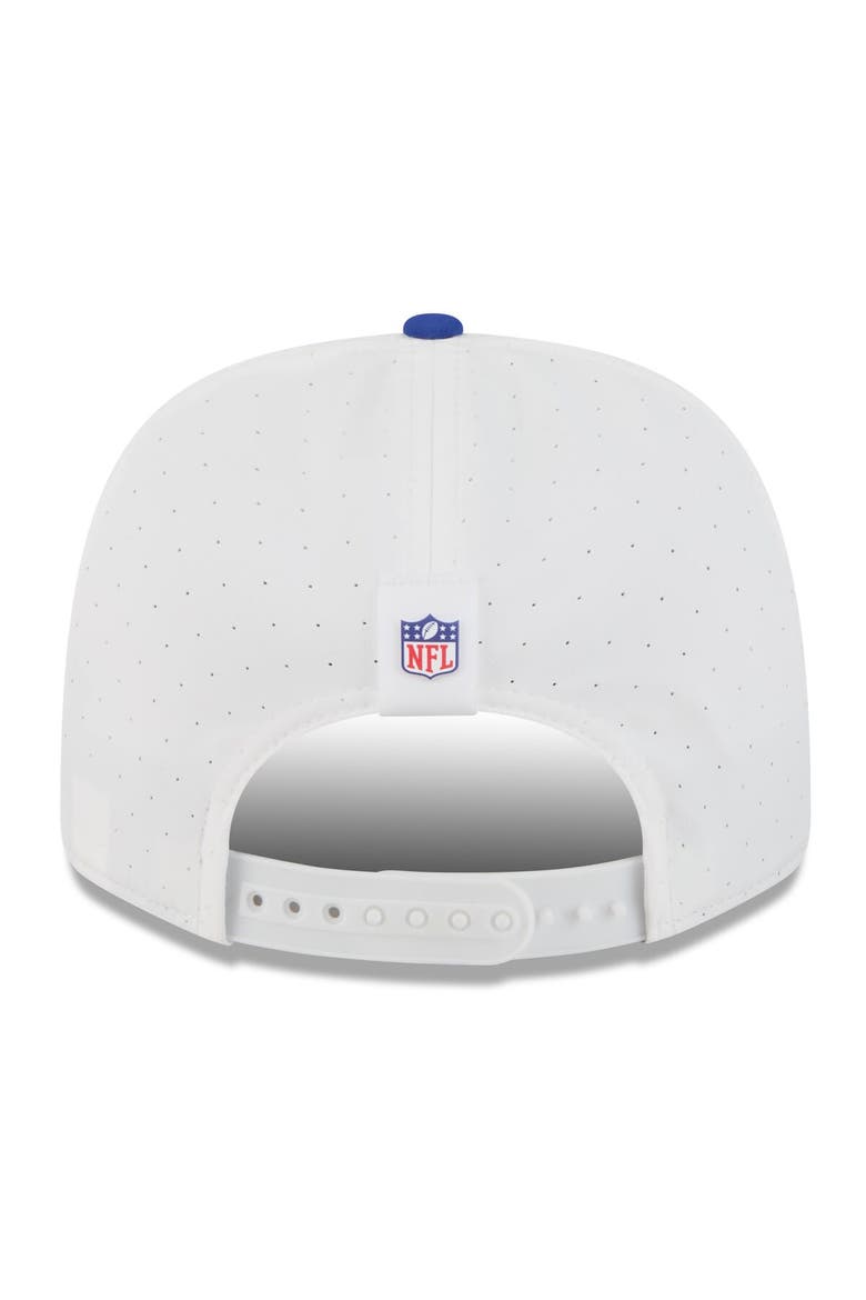 Men's New Era  White/Royal Denver Broncos 2025 NFL Training Camp Throwback Logo 9SEVENTY Adjustable Hat, Alternate, color, White