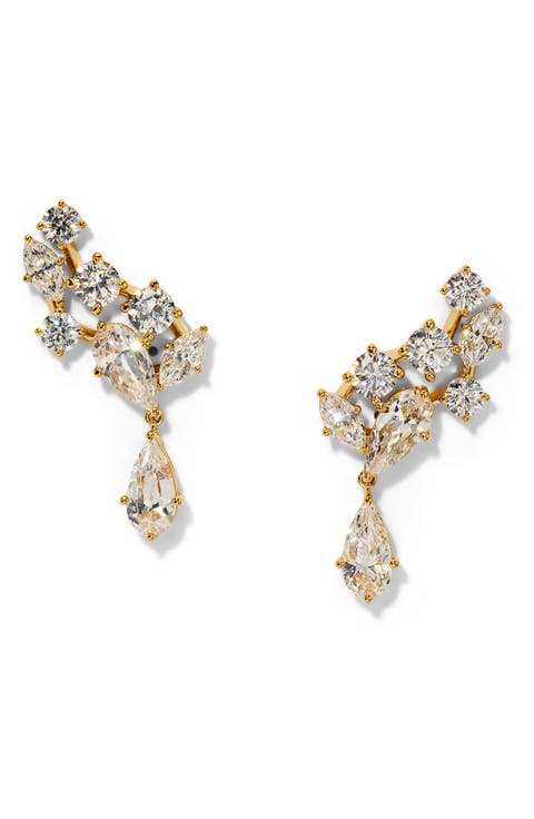 Riviera Cluster Drop Earrings