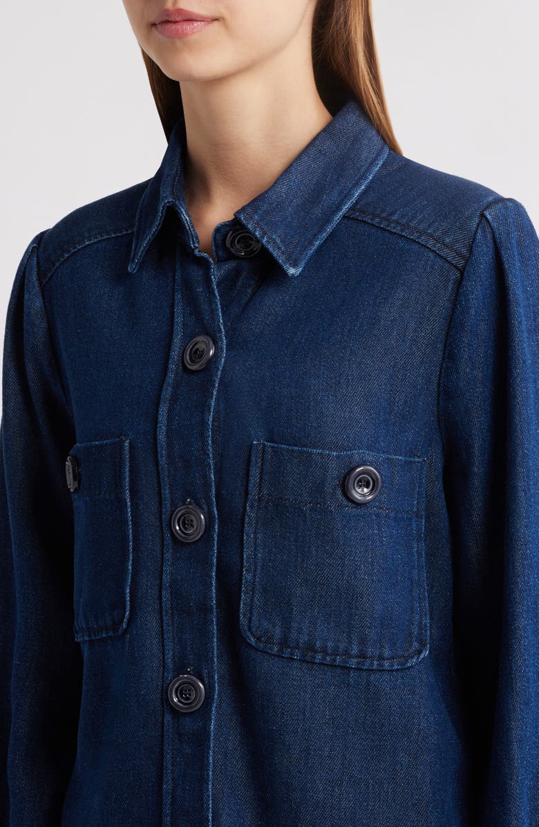 SESSÙN Theo Denim Button-Up Shirt, Alternate, color, 