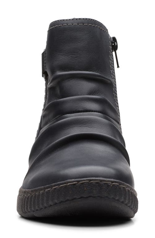 Clarks ® Caroline Orchid Ruched Bootie In Black