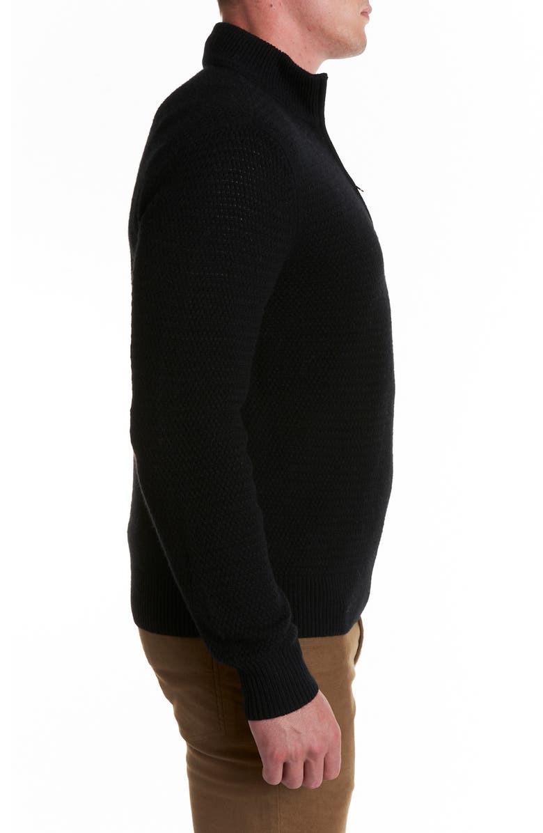 Billy Reid Merino Wool Half Zip Sweater, Alternate, color, 