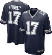 Nike Men's Nike Brandon Aubrey Navy Dallas Cowboys Team Game Jersey