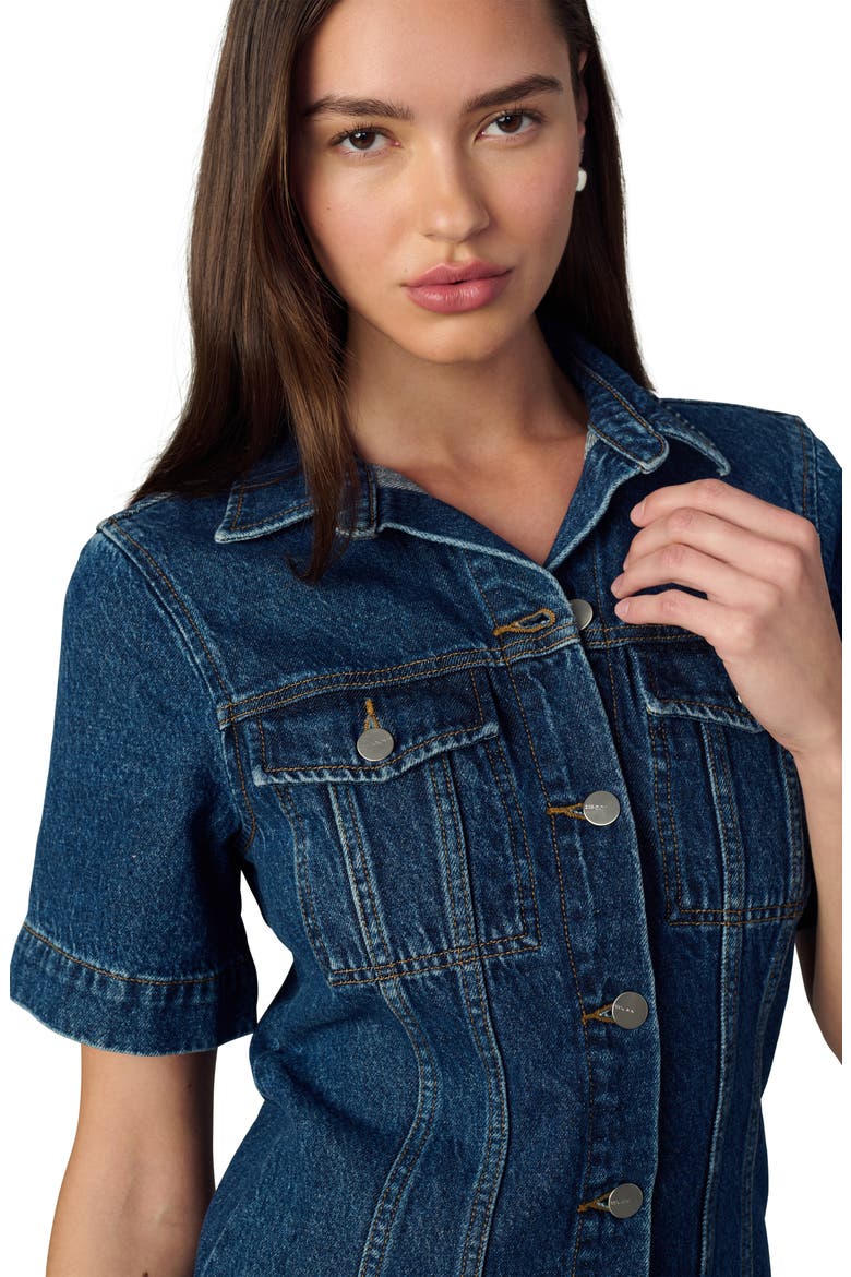 The Denim Tucker Minidress, Alternate, color, LIVELY