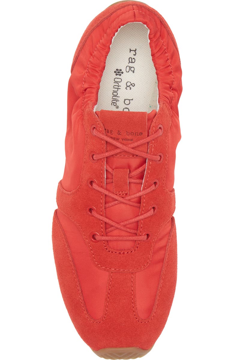 rag & bone Emilee Ballet Sneaker, Alternate, color, Tomato