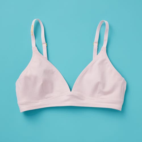 Yellowberry Lily Triangle Bra In Pale Pink Bubble