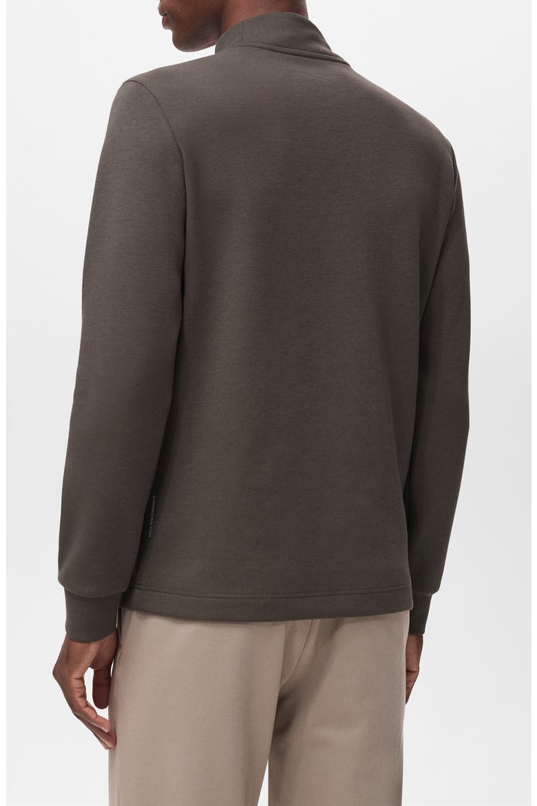 Slim Fit Long Sleeve Mock Neck Thermolite® T-Shirt, Alternate, color, MINK GREY