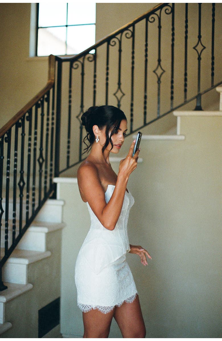 Untamed Petals Giselle Mini Dress, Alternate, color, Ivory