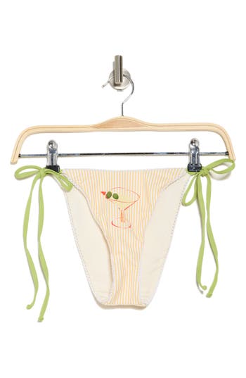 Dippin Daisys Valentina Martini Bikini Bottoms In Tuscany/olive Green