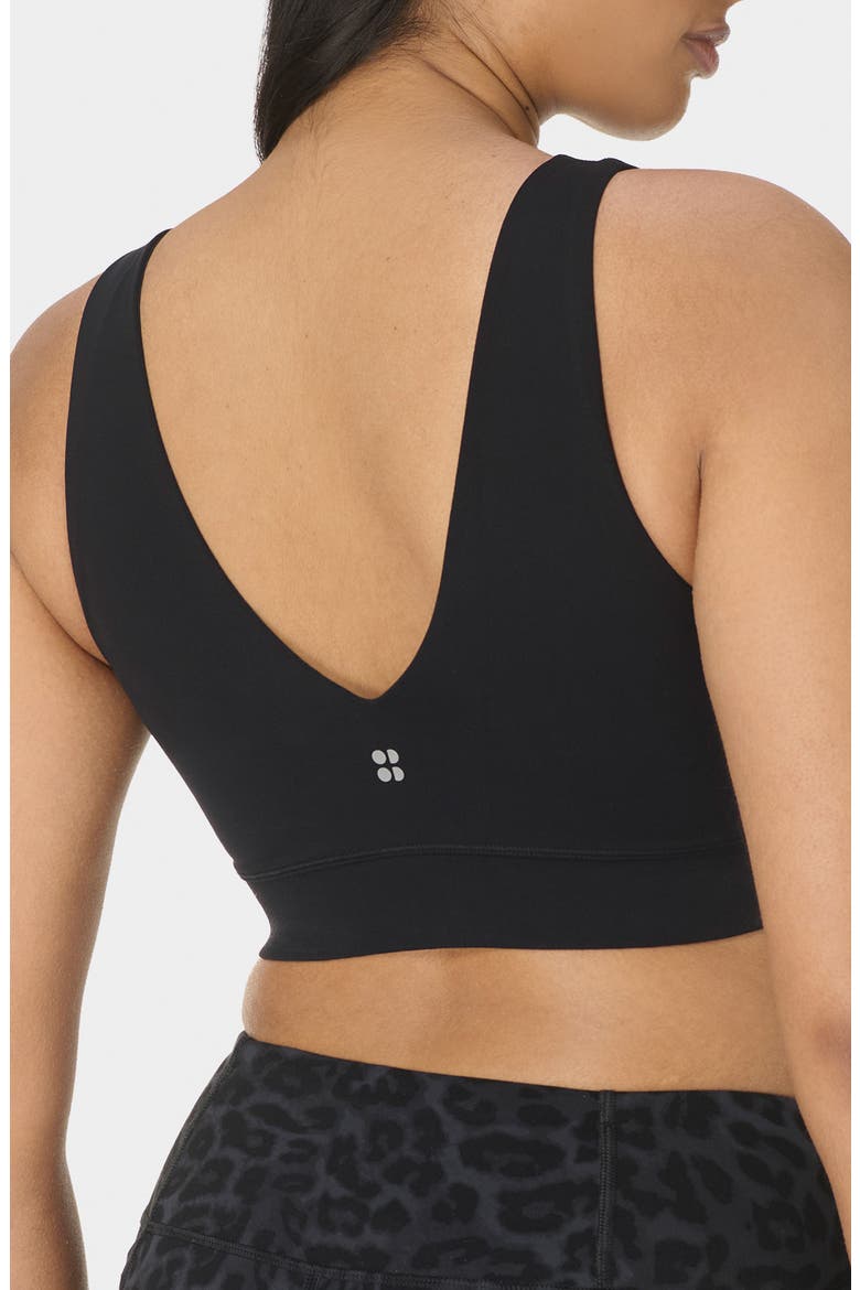 Ultimate Yoga Sports Bra, Alternate, color, BLACK