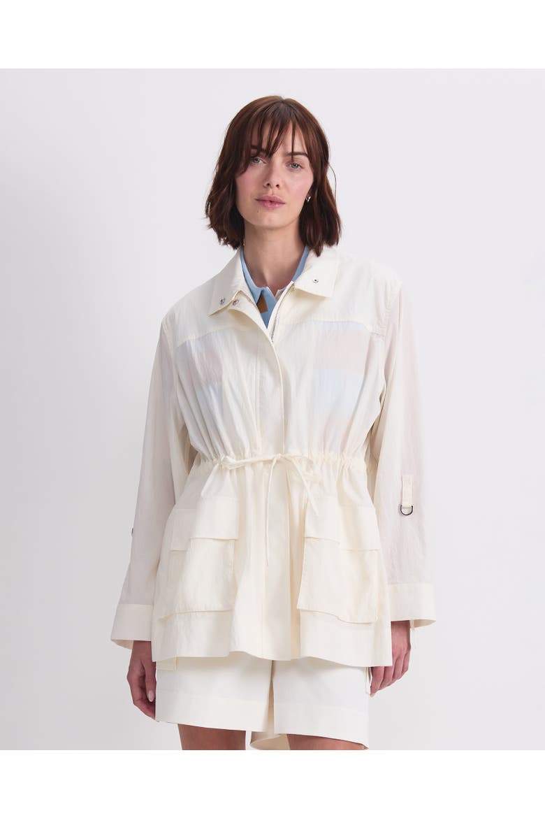 Sal Pocket Windcheater Coat, Alternate, color, Creme