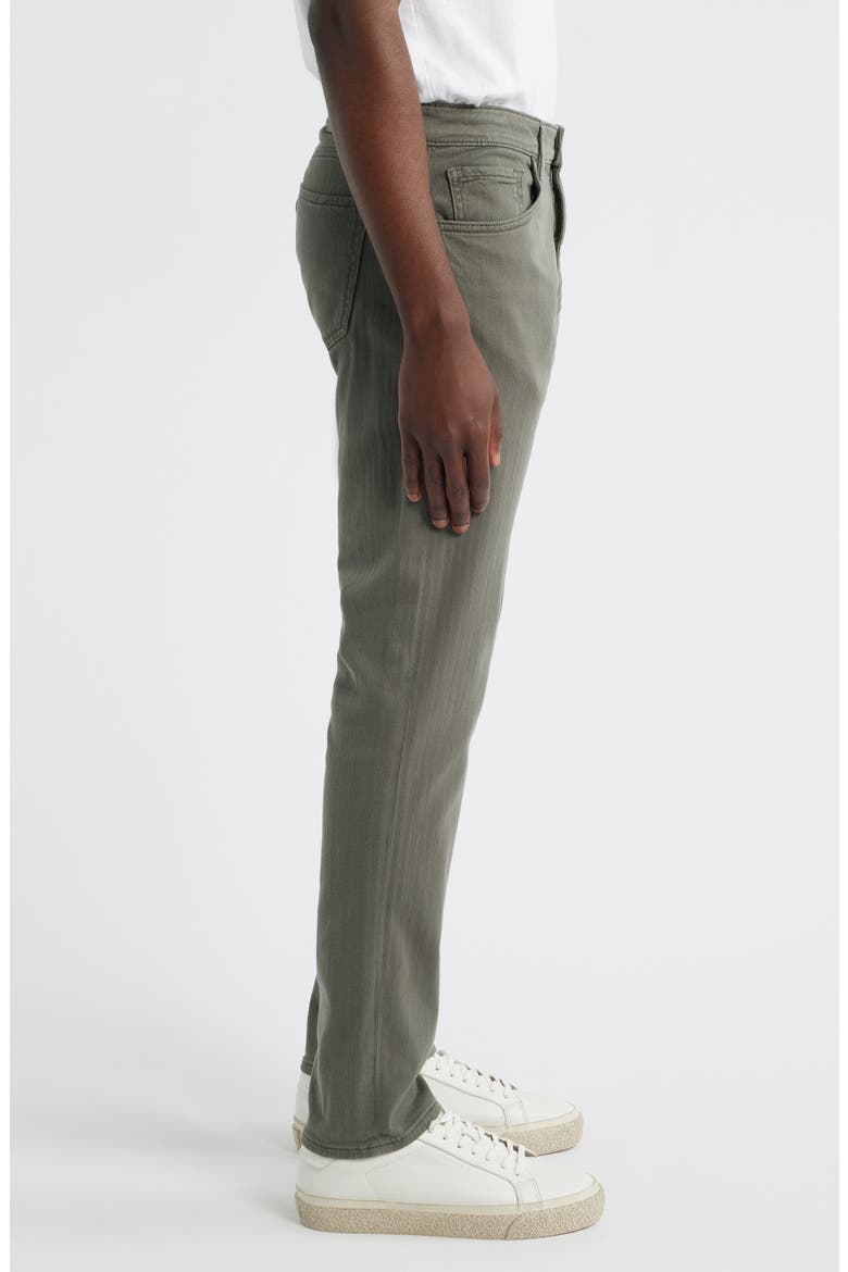 Marcus Slim Straight Leg Pants, Alternate, color, SAGE HERRINGBONE
