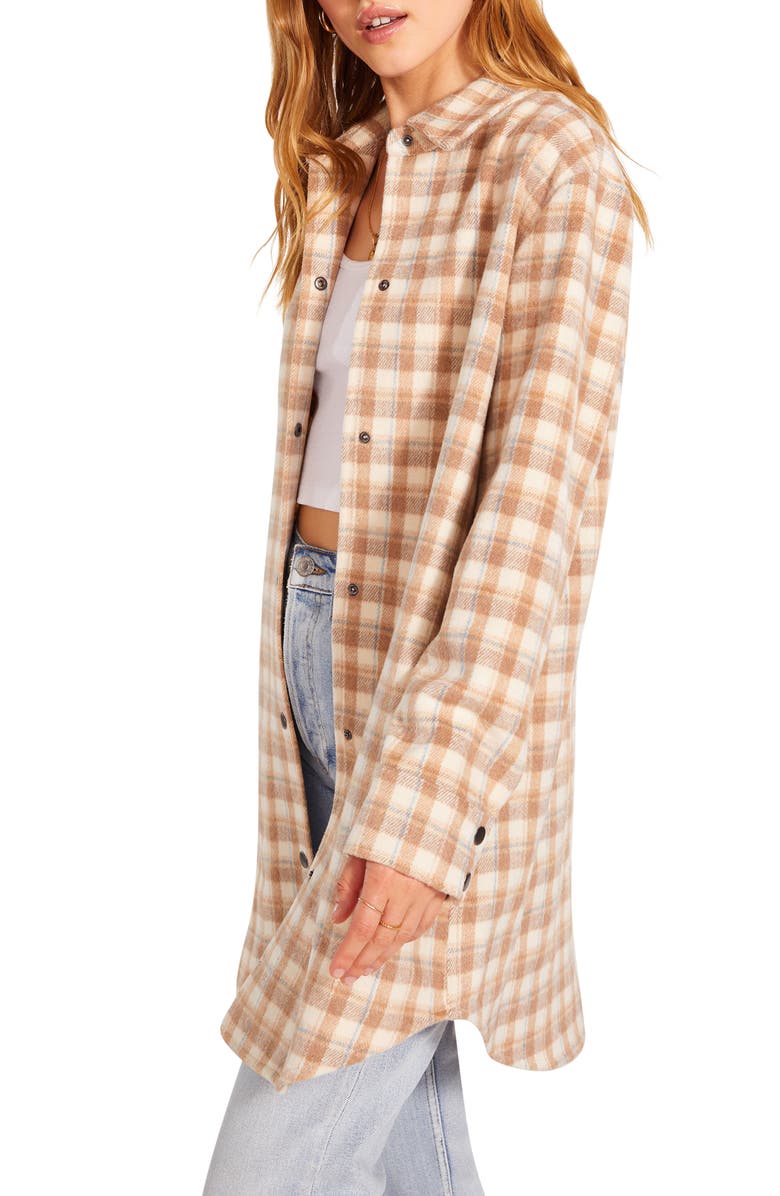 BB Dakota by Steve Madden BB Dakota Eldridge Plaid Shirt Jacket, Alternate, color,