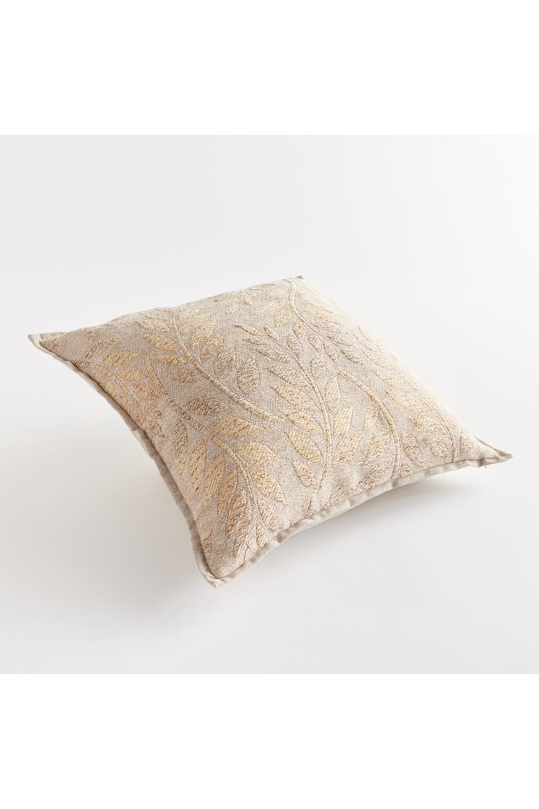 Yasmine Square Indoor or Outdoor Throw Pillow, 20" x 20", Alternate, color, Gray
