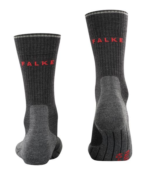 Falke Tk2 Explore Wool Silk Hiking Socks In Gray