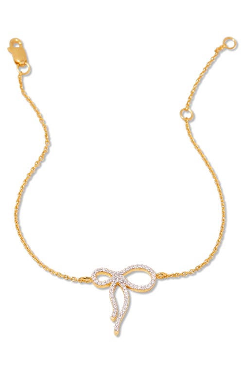 Brook & York Brook And York Adeline Bow Bracelet In Gold