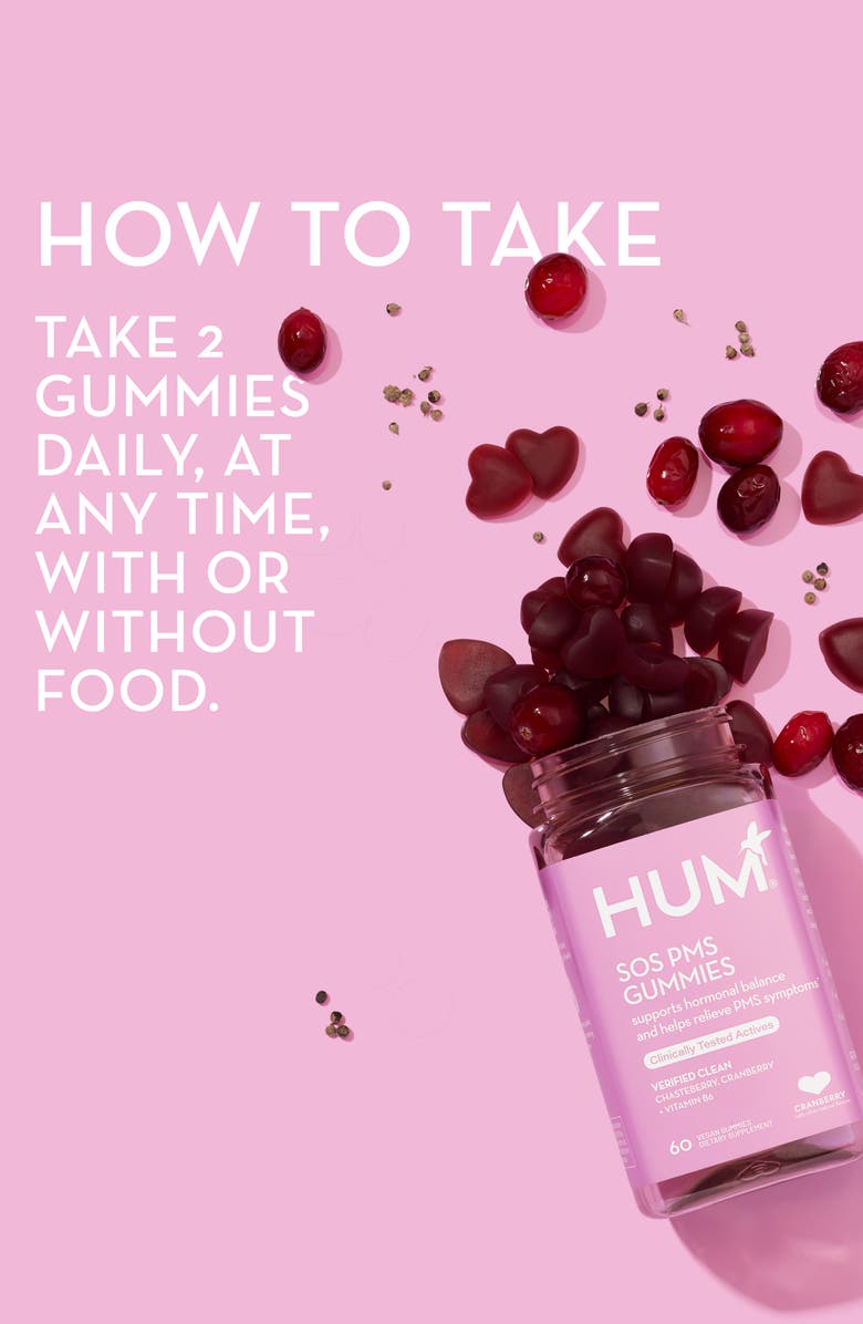 Hum Nutrition SOS PMS Gummies, Alternate, color, 