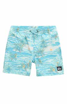 Quiksilver Kids' Surfsilk Volley Swim Trunks