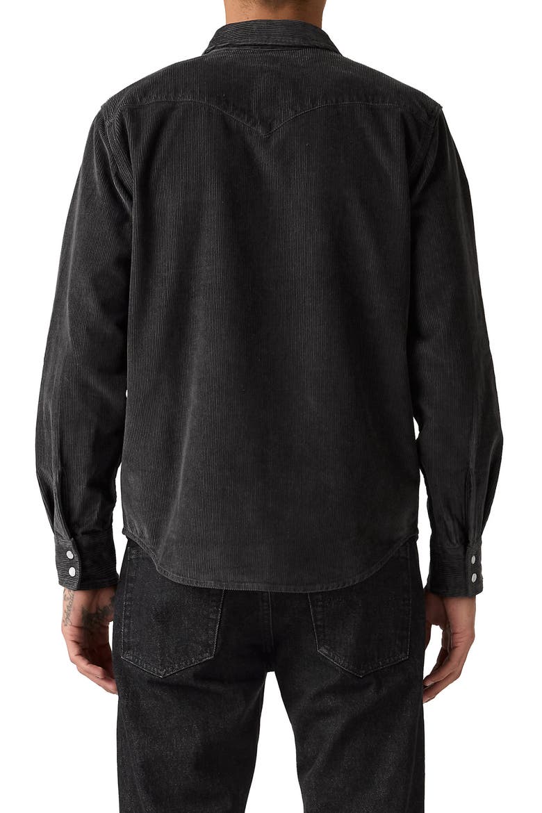 Classic Western Standard Long Sleeve Button-Up Shirt, Alternate, color, DARK PHANTOM