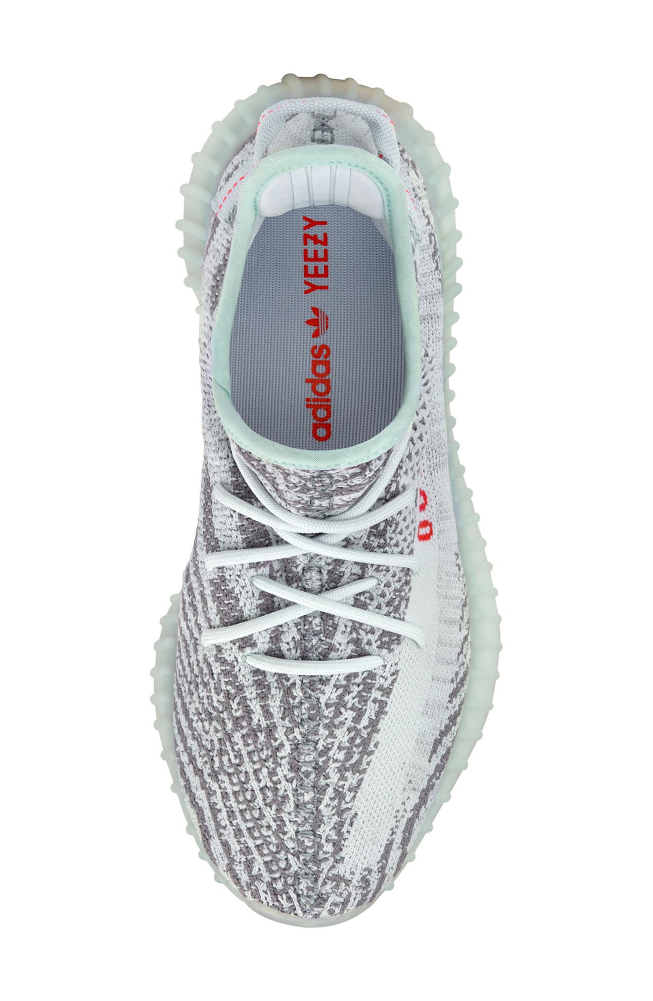 adidas Yeezy Boost 350 v2 'Blue Tint' Sneaker, Alternate, color, 