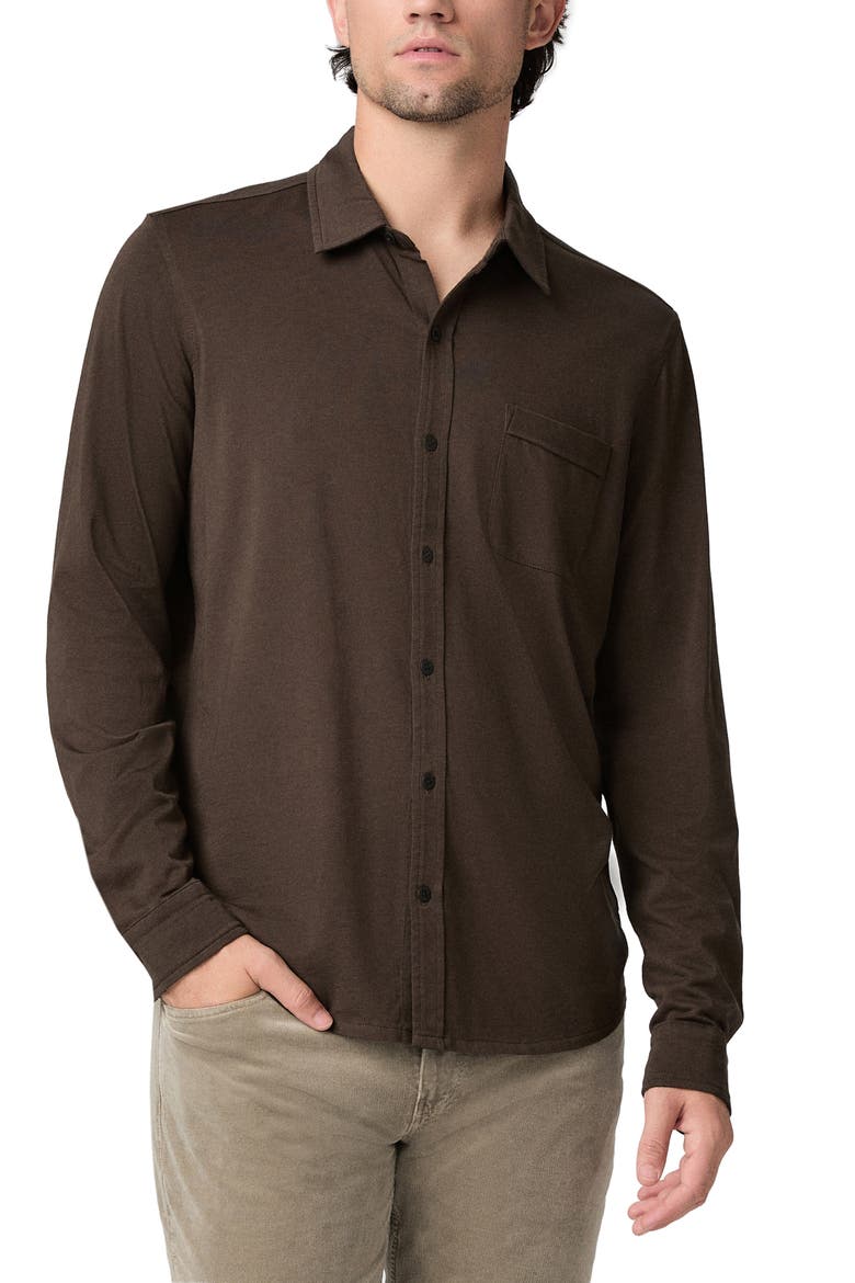 Cosgrove Long Sleeve Button Up Shirt, Main, color, DARK AGAR