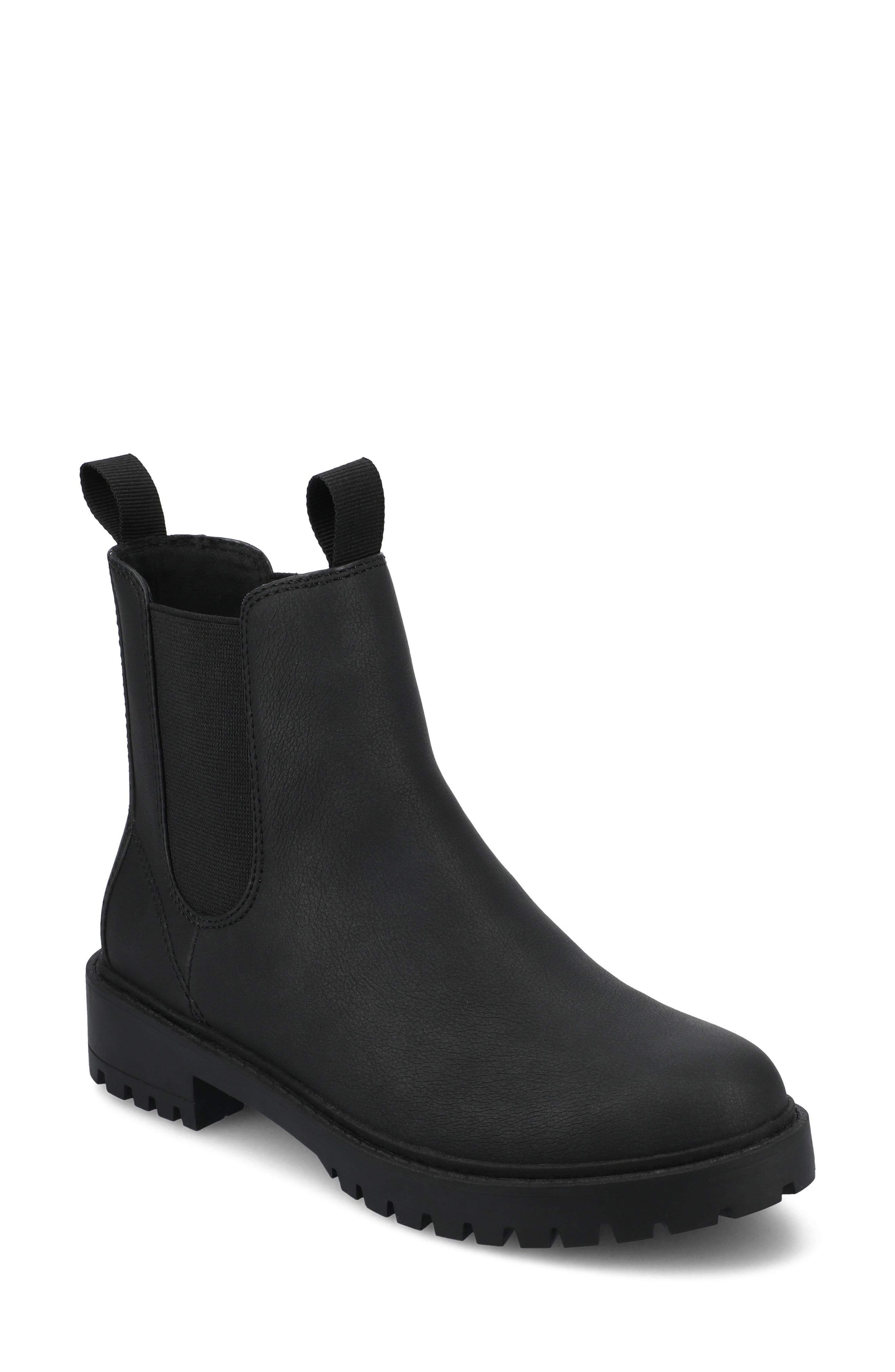 Journee Collection Blanche Chelsea Boot, Main, color, Vintage/ Black
