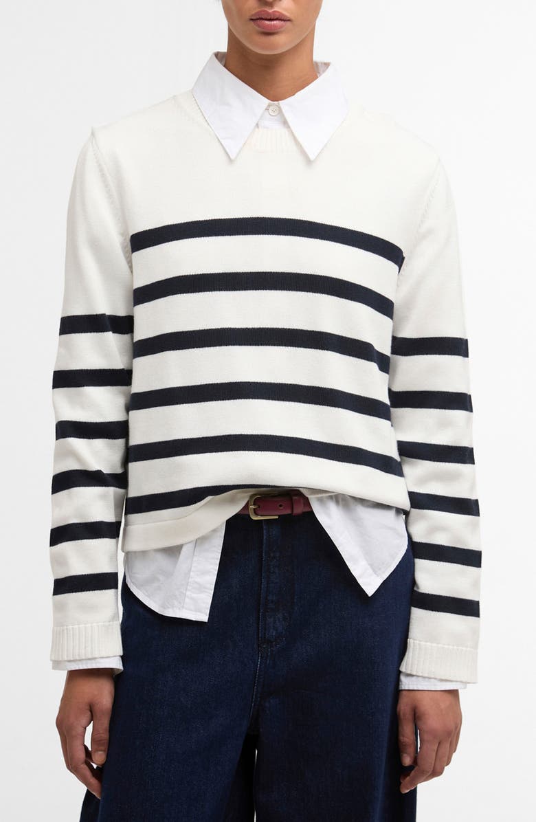 Barbour Fern Stripe Sweater, Main, color,