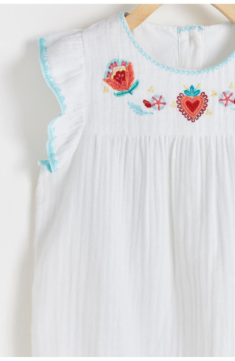 Babycottons Milagrito Muslin Blouse for Toddler, Alternate, color, White