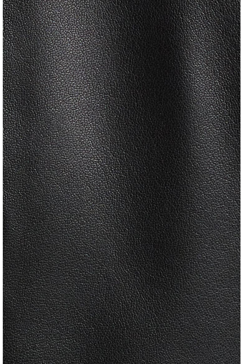 Wells Leather Jacket, Alternate, color, BLACK