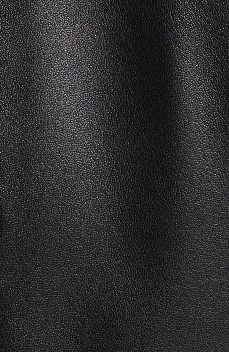 STAUD Wells Leather Jacket, Alternate, color, Black