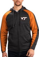 G-III SPORTS BY CARL BANKS Men's G-III Sports by Carl Banks Black Virginia Tech Hokies Neutral Zone Raglan Full-Zip Track Jacket Hoodie