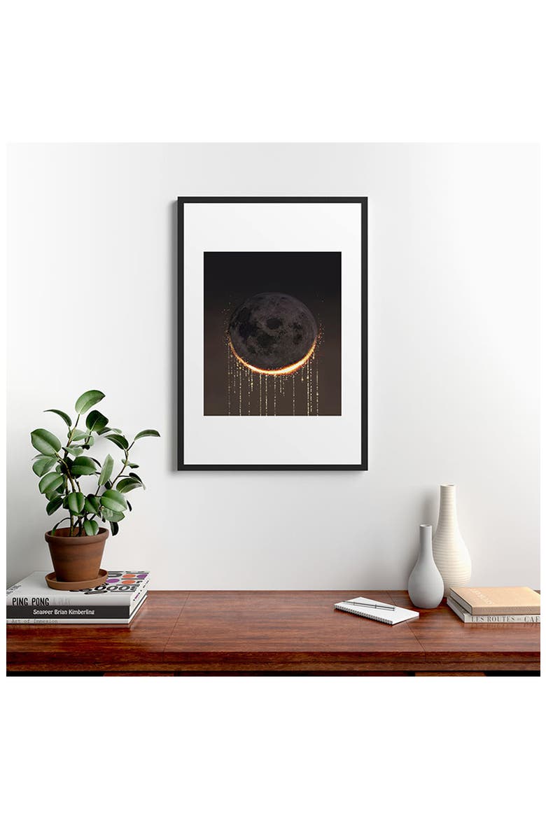 'Eclipse' by Emanuela Carratoni Framed Wall Art, Alternate, color, BLACK